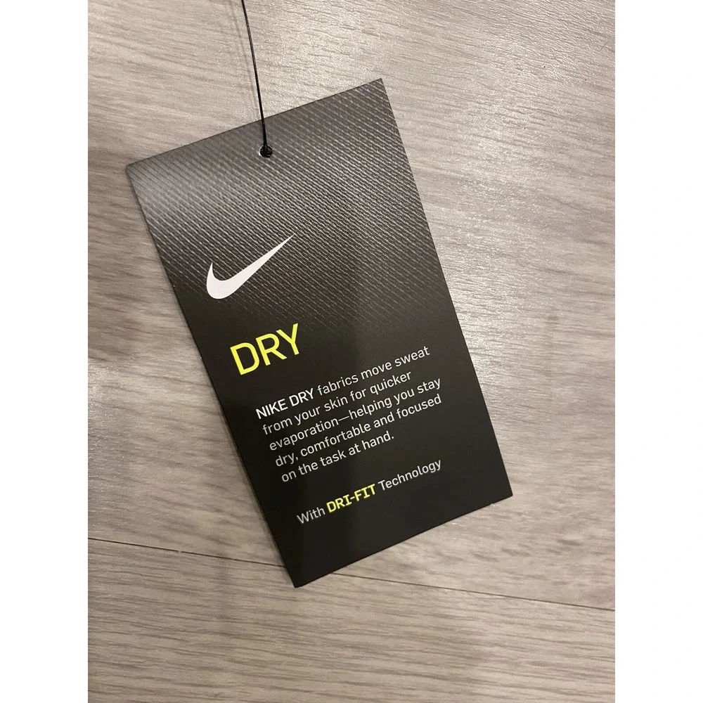 NWT Women's 2XL NIKE Dri-FIT Dry V Neck T‎ Shirt Slim Fit Gray Blouse New! NWT